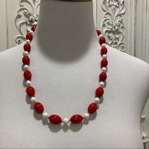 Vintage plastic bead necklace